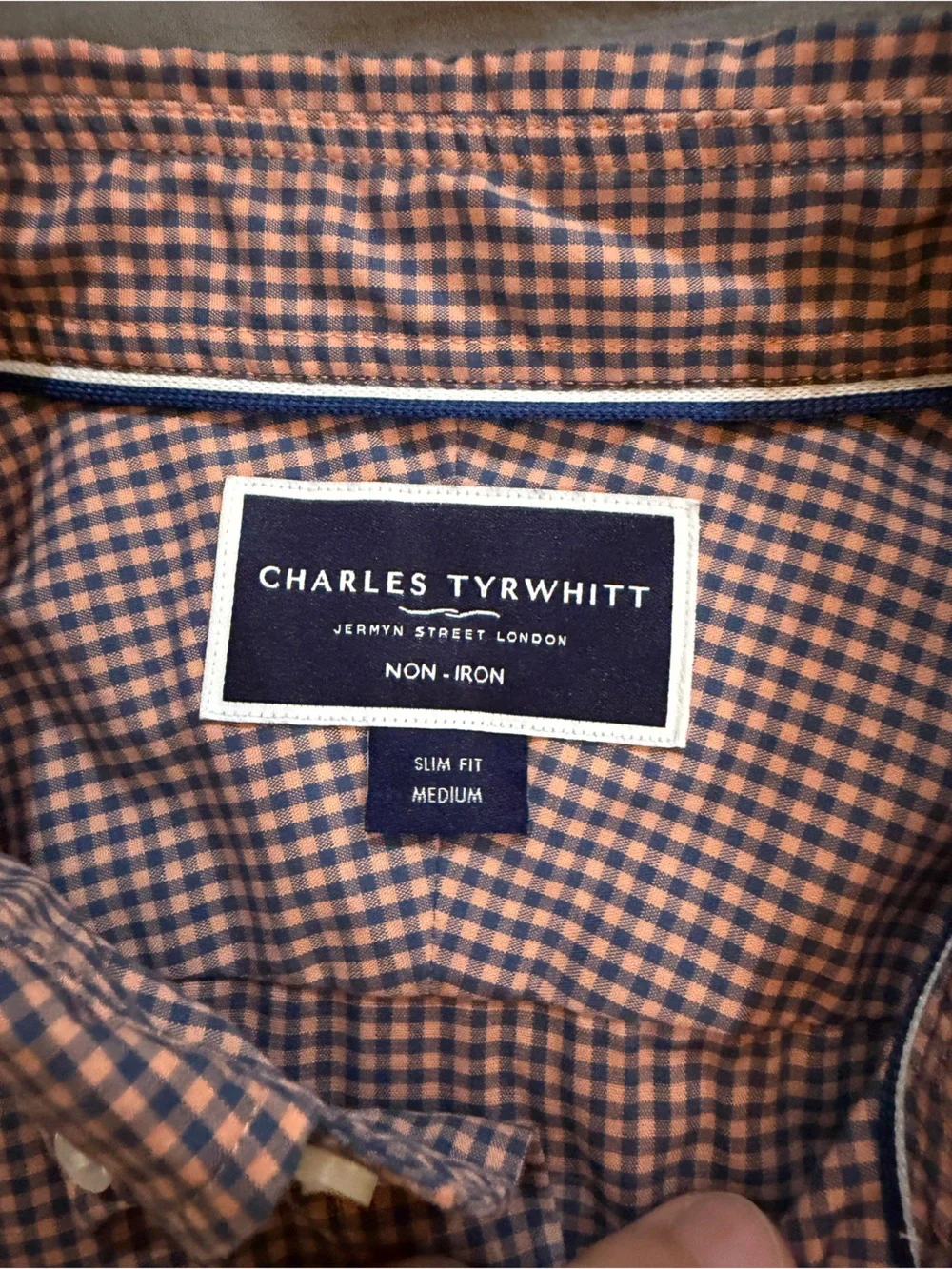 Charles Tyrwhitt Classic Short-Sleeve Button-Down Shirt in Check
